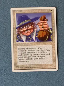 Land Tax, Fourth Edition, Magic the Gathering MTG - Image 1