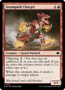 4x FOIL Steampath Charger - Foil MTG Bloomburrow NM Magic Playset - Image 1