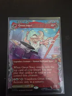 MTG Gwen Stacy (0209) Foil (Borderless) Marvel's Spider-Man NM SPM 1 - Image 2