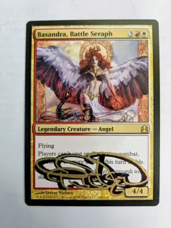 MTG SHADOW SIGNED Basandra, Battle Seraph - Image 1