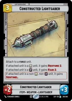 Constructed Lightsaber - Near Mint MTG Legends of the Force - Image 1