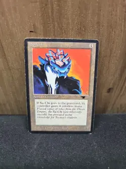 Su-Chi MTG Antiquities Uncommon Artifact Creature Moderately Played x 1 - Image 1