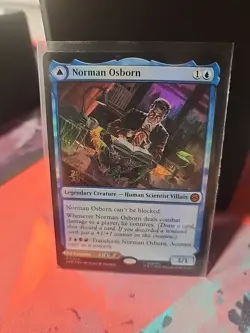 MTG Norman Osborn / Green Goblin Marvel's Spider-Man Prerelease Promo 2025 Foil - Image 1