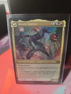 MTG Norman Osborn / Green Goblin Marvel's Spider-Man Prerelease Promo 2025 Foil - Image 2