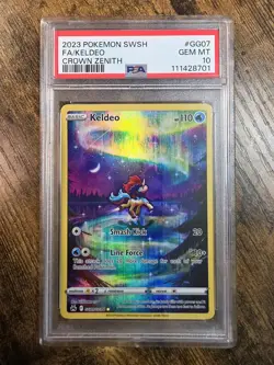 Keldeo - GG07/GG70 PSA 10 Crown Zenith Gallery Pokemon - GEM MINT - Image 1
