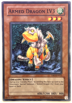YuGiOh! - Armed Dragon LV3 - DR3-EN013 - Unlimited - Common - Image 1