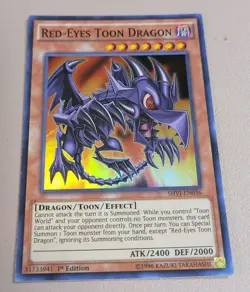Yugioh Red-Eyes Toon Dragon SHVI-EN036 1st Edition - Image 1