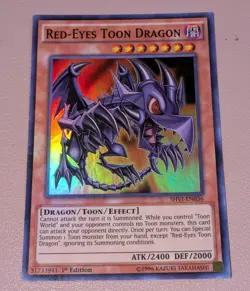 Yugioh Red-Eyes Toon Dragon SHVI-EN036 1st Edition - Image 2