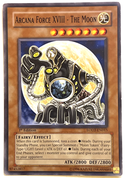 YuGiOh! - Arcana Force XVIII - The Moon - LODT-EN015 - 1st Edition - Common - Image 1