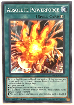 YuGiOh! - Absolute Powerforce - SDCK-EN025 - 1st Edition - Common - Image 1