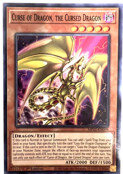 YuGiOh! - Curse of Dragon, the Cursed Dragon - MP21-EN098 - 1st Edition - Common - Image 1