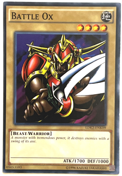 YuGiOh! - Battle Ox - LDK2-ENK09 - Unlimited - Common - Image 1