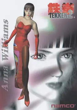 Anna Williams TEKKEN 2 1998 Epoch Namco Official Collection Cards #033 - Image 1
