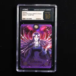 CGC Pristine 10 2024 KAYOU Saint Seiya CCG Card SS-BP-024 Pandora - Image 1