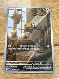 Pokemon White Flare Joltik TCG Card 116/086 Full Art Illustration Rare - Image 1