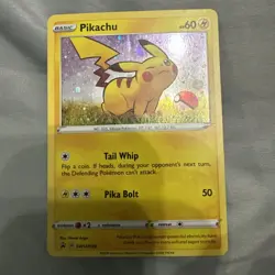 [NM] Pikachu 25th Anniversary Card SWSH039 HOLO Promo Pokemon General Mills - Image 1