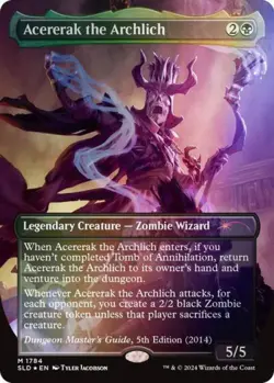 MTG English Acererak the Archlich (Rainbow Foil) NM Foil Secret Lair - Image 1