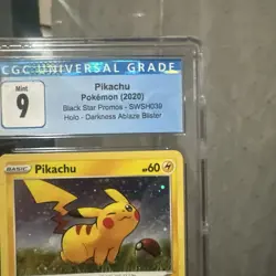 CGC 9 Pikachu SWSH039 SWSH: Sword & Shield Promo Cards Holo - Image 4