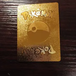 Mew V Gold Metal Pokemon Card. Fan Art/Collectable/Gift - Image 2