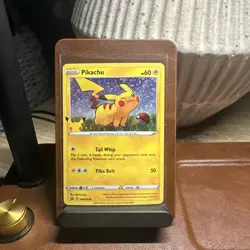 Pokemon TCG Pikachu Black Star Promo SWSH039 General Mills Holo Promo Card NM - Image 1