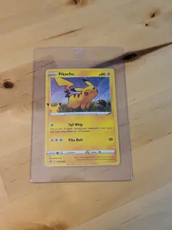 Pikachu 25th Anniversary Card SWSH039 HOLO Promo Pokemon General Mills PACK FRSH - Image 1