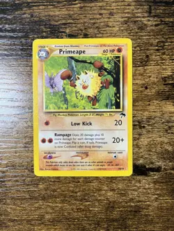 Primeape 18/18 Southern Islands 2001 Nintendo Promo Rare Pokemon Card TCG - Image 1