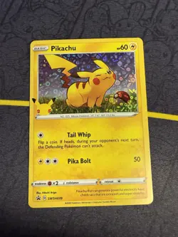 Pikachu 25th Anniversary Card SWSH039 Promo Pokemon TCG General Mills Cereal NM - Image 1