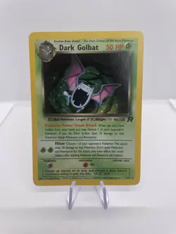 Dark Golbat 7/82 Team Rocket Set Holo Rare Pokemon Card Nintendo TCG WOTC (LP) - Image 1