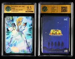 CCG GemMint 9.5 2025 KAYOU Saint Seiya CCG Card SS-BSR-038 Hyoga 068/599 - Image 3