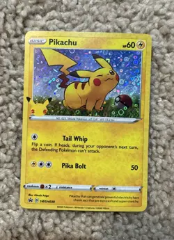 Pikachu SWSH039 SWSH: Sword & Shield Promo Cards Holo - Image 1