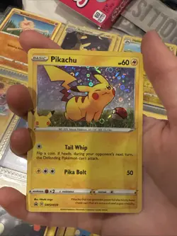 Pikachu SWSH039 SWSH: Sword & Shield Promo Cards Holo Pokemon Card RARE MINT - Image 1