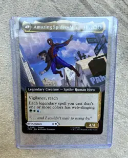Marvel Peter Parker Spiderman MTG Exclusive Disney Event Promo Magic Card NEW - Image 1