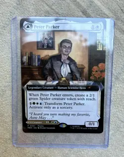 Marvel Peter Parker Spiderman MTG Exclusive Disney Event Promo Magic Card NEW - Image 2