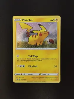 Pikachu SWSH039 SWSH: Sword & Shield Promo Cards cosmos Holo - Image 1