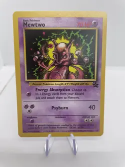 Mewtwo Promo Black Star Card Number 14 (LP) - Image 1