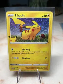 Pokemon Pikachu General Mills 25th Anniversary Stamped Holo Foil Promo Card - Image 1