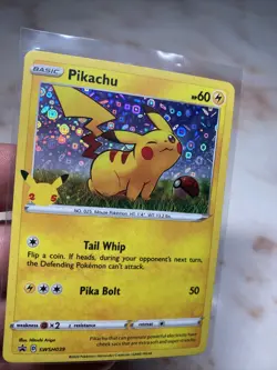 Pokemon Pikachu General Mills 25th Anniversary Stamped Holo Foil Promo Card - Image 2