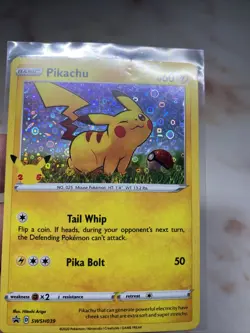 Pokemon Pikachu General Mills 25th Anniversary Stamped Holo Foil Promo Card - Image 3