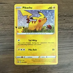 Pokemon Pikachu SWSH039 Black Star Promo Holo Card Near Mint - Image 1
