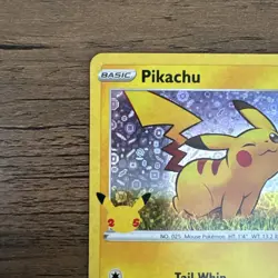 Pokemon Pikachu SWSH039 Black Star Promo Holo Card Near Mint - Image 2