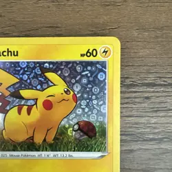 Pokemon Pikachu SWSH039 Black Star Promo Holo Card Near Mint - Image 3