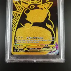 PSA 9 Pikachu Vmax TG29/TG30 Pokemon Lost Origin Holo Full Art Graded Card - Image 3