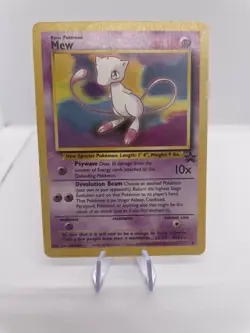 Mew Promo Black Star Card Number 8 (LP) - Image 1
