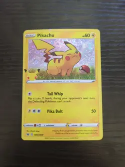 Pikachu 25th Anniversary Card SWSH039 HOLO Promo Pokemon - Image 1