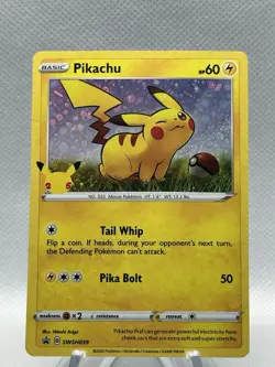 General Mills Pikachu SWSH039 - Black Star Promo - Pokemon Card - Near Mint (NM) - Image 1