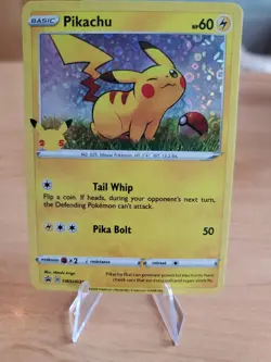 Pikachu SWSH039 SWSH: Sword & Shield Promo Cards Holo NM 👌 - Image 1