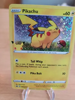 Pikachu SWSH039 SWSH: Sword & Shield Promo Cards Holo NM 👌 - Image 2
