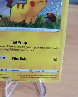Pikachu SWSH039 SWSH: Sword & Shield Promo Cards Holo NM 👌 - Image 5