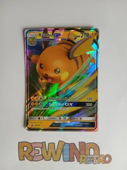 Raichu GX SM213 Black Star Promo Hidden Fates Pokemon Card - Image 1