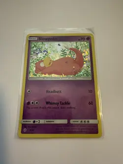 Slowpoke 5/12 Pokemon Card McDonalds Promo Confetti Holo 2018 PTCG - Image 1